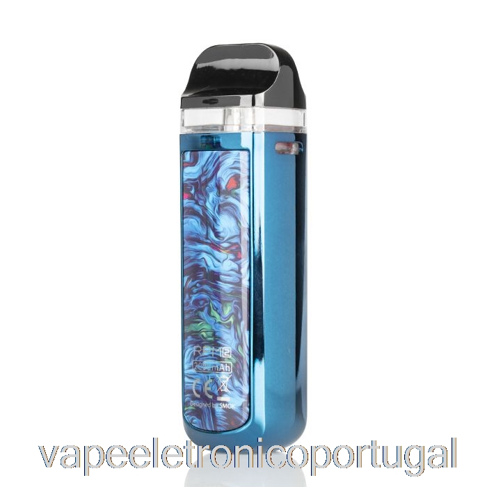 Vape Eletrônico Smok Rpm 2 80w Pod Mod Kit Azul Prisma
